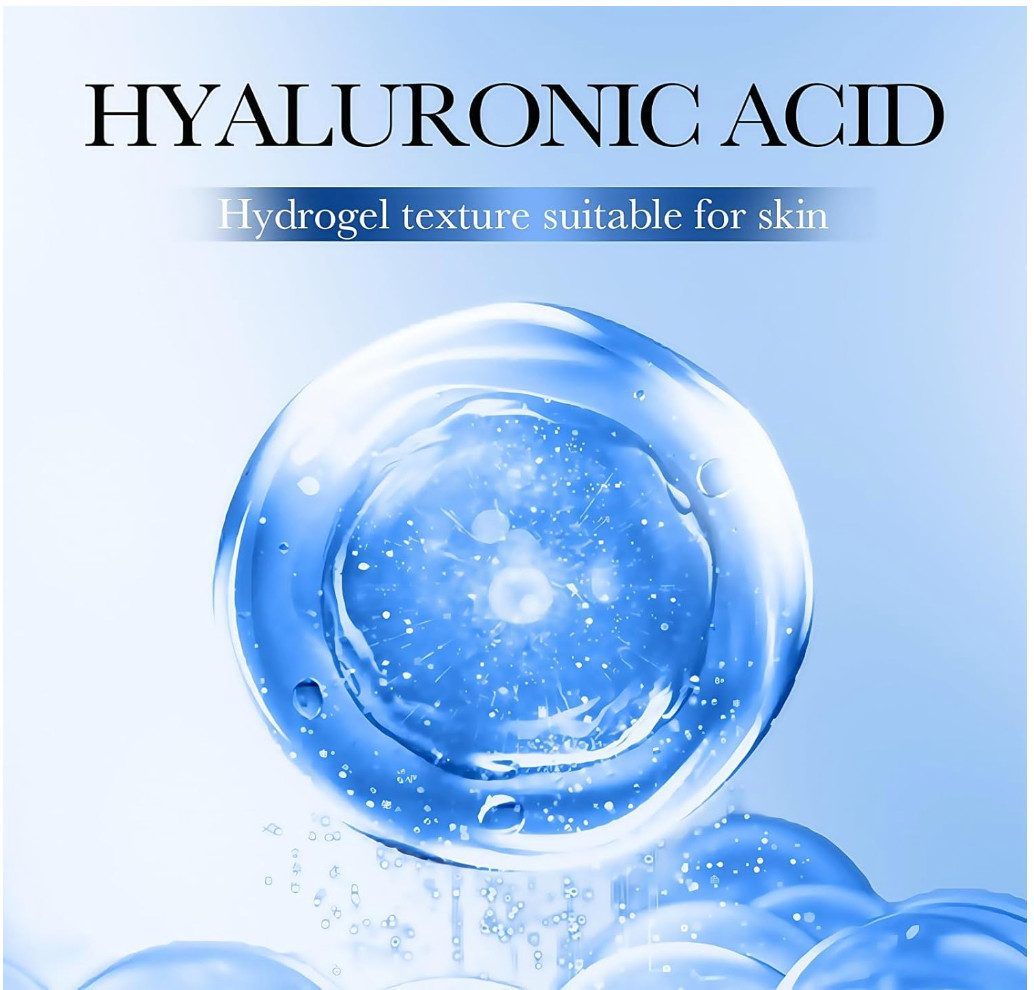 5 Pieces Collagen Hyaluronic acid Forehead Patches Skin Smoothing Skin Texture++
