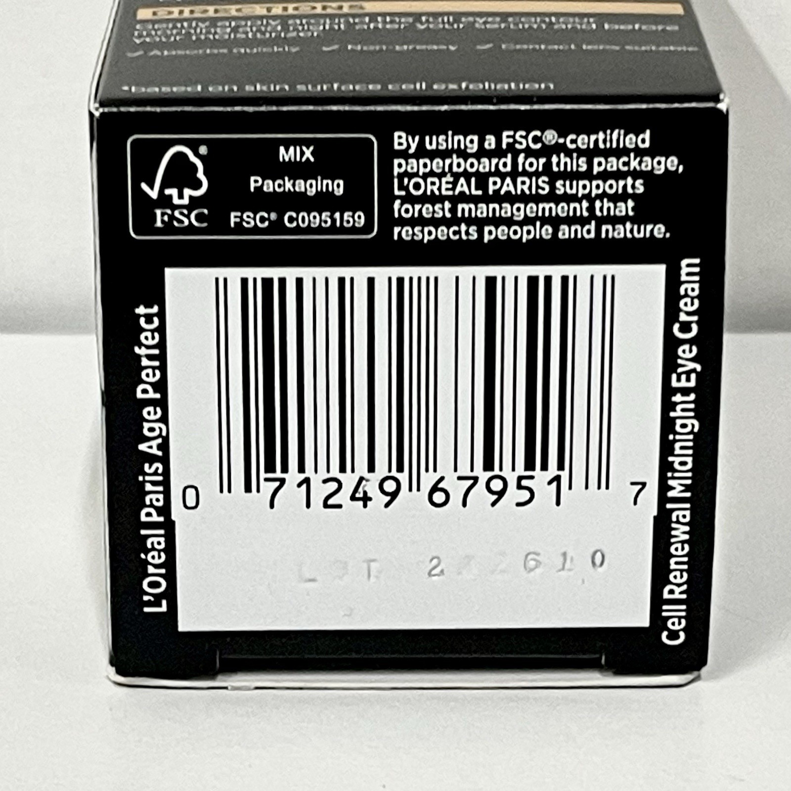 L’Oreal Paris Age Perfect Cell Renewal Midnight Eye Opener Antioxidant Recovery
