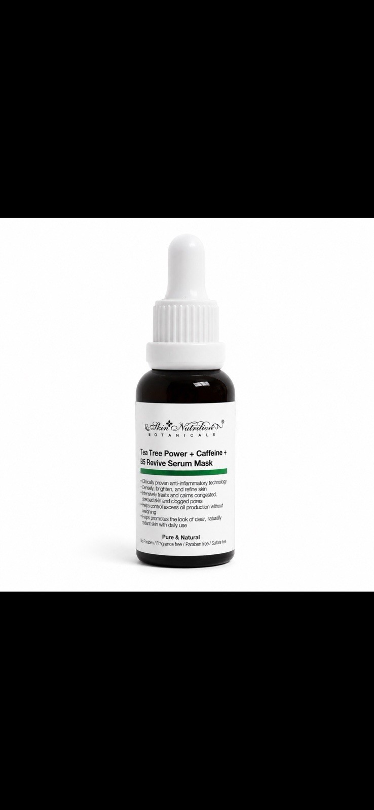 Skin Nutrition Botanicals Tea Tree Power + Caffeine + B5 Revive Dropper Serum