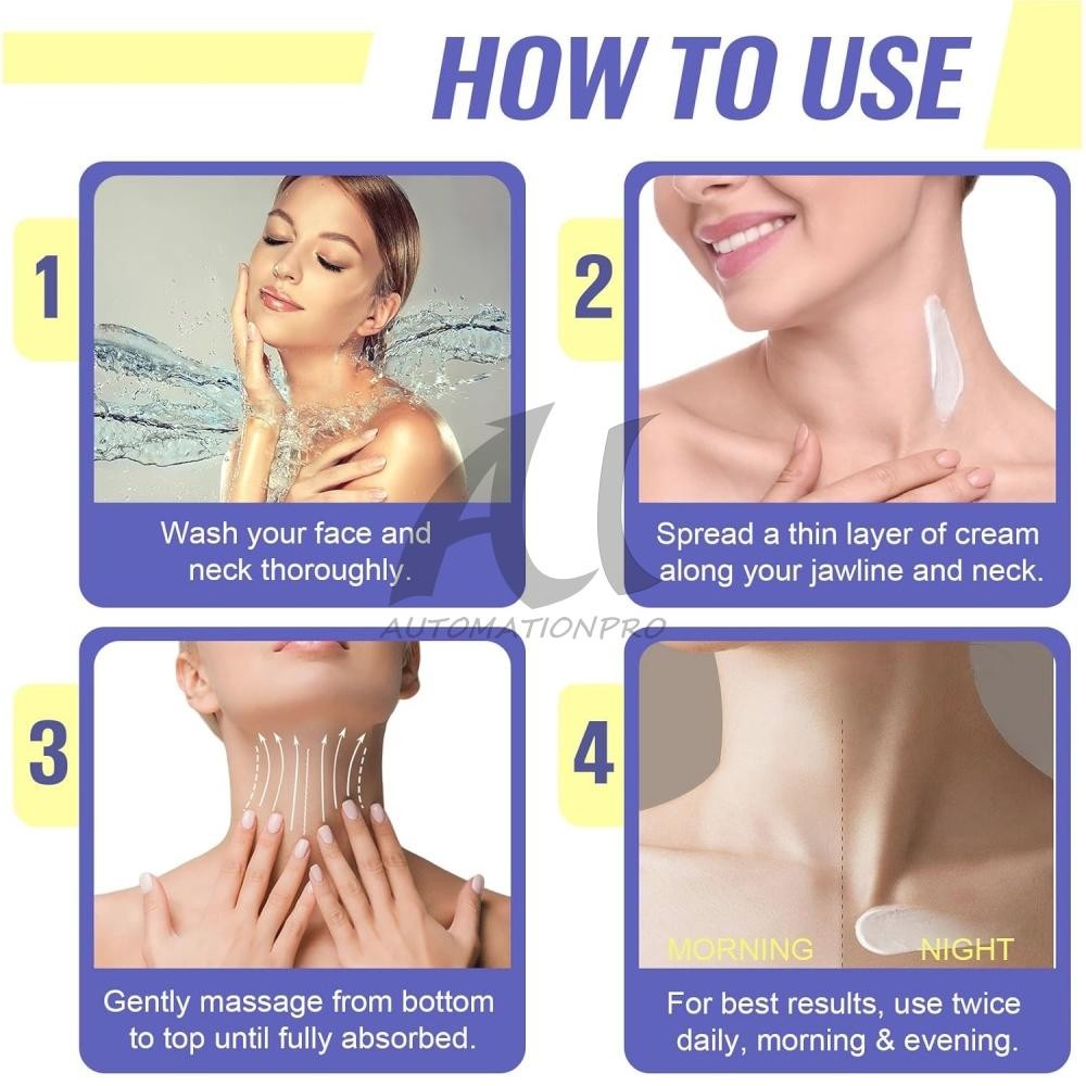 2Pack Tighten and Lift Neck Cream Firming Anti-Aging 1.7oz- Clinically Tested