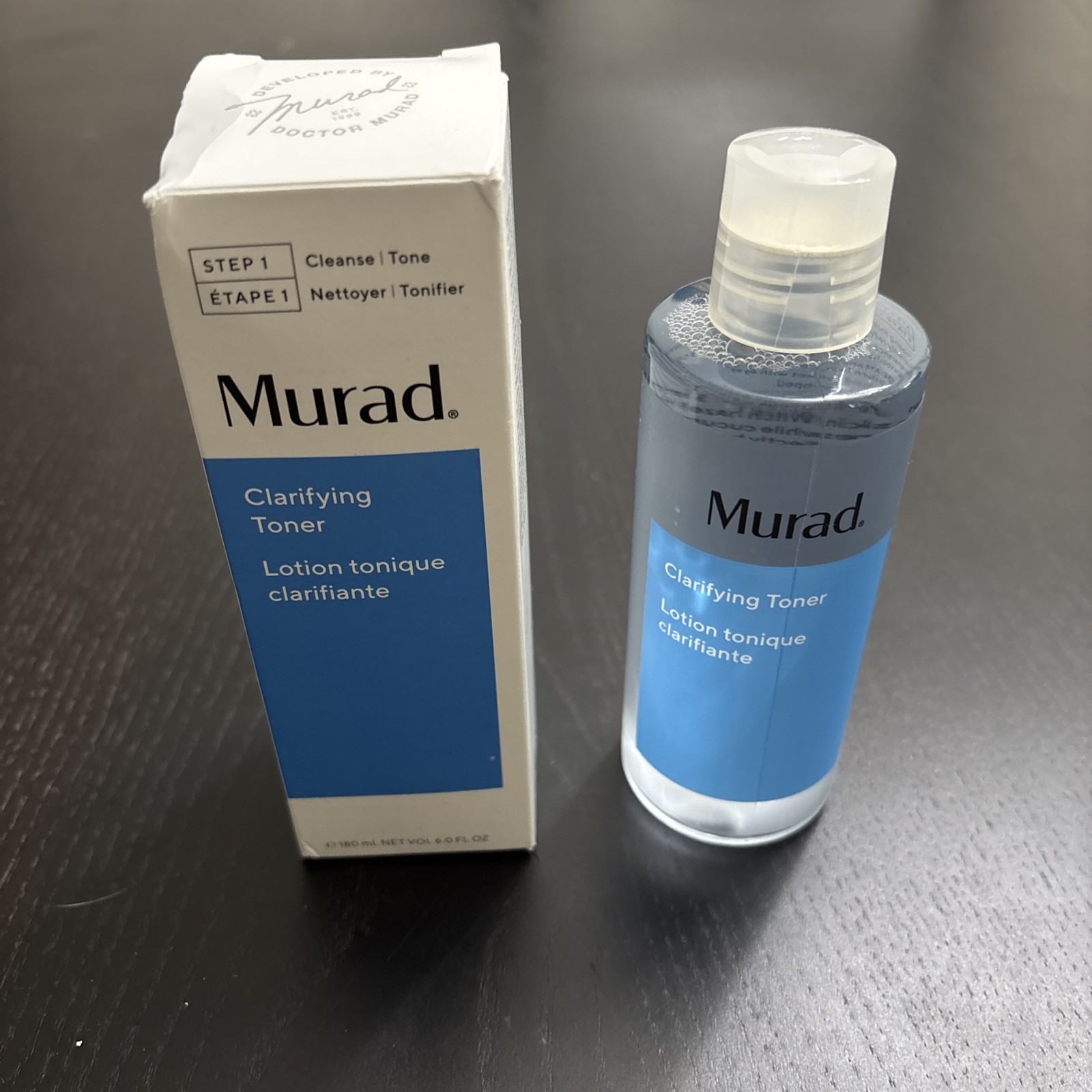 Murad Clarifying Toner Step 1 Cleanse|Tone Full Size 6 fl oz/ 180 mL New in Box