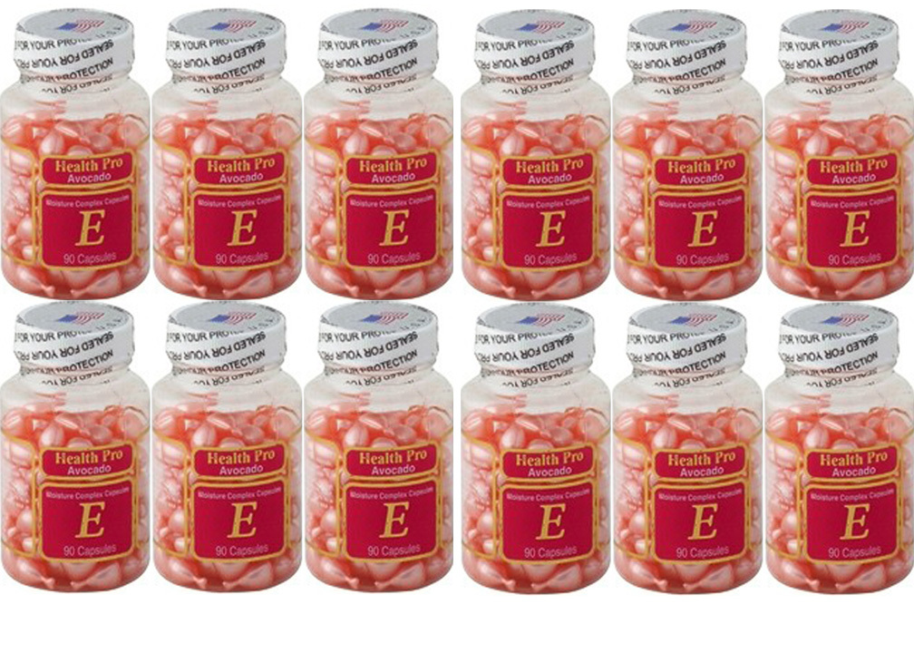 12 bottles AVOCADO Vitamin E Skin Oil 90 Caps/bottle 1080caps in toatal