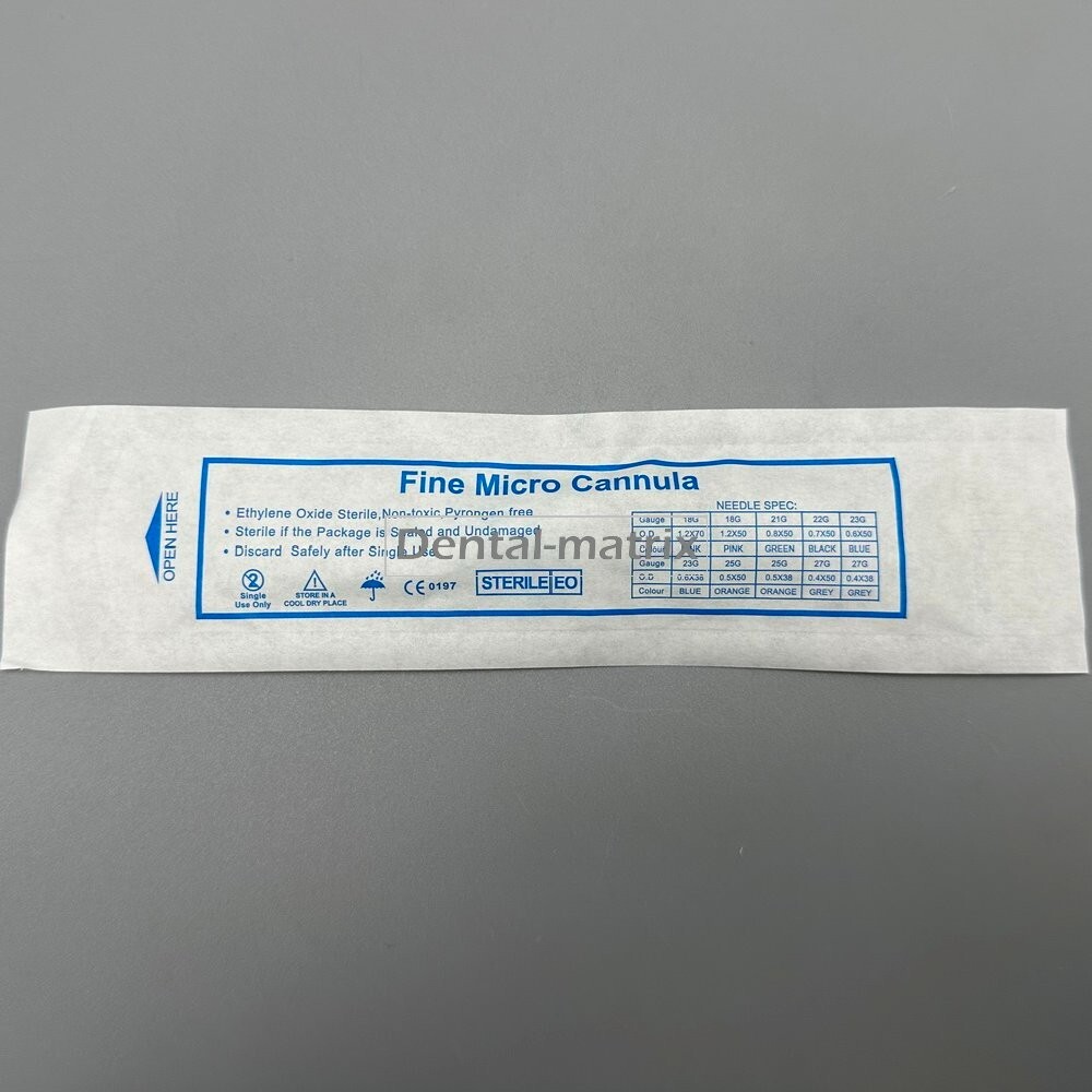 Sterile Micro Cannula with Puncture Blunt Tip Acid Fillers Needle SyringeTips US