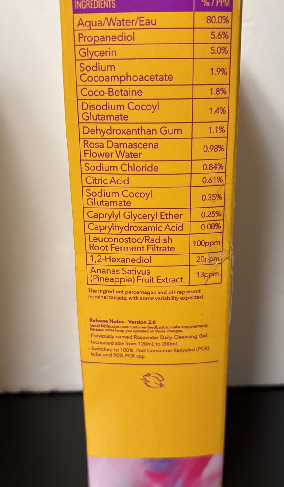 GOOD MOLECULES HYDRATING FACIAL CLEANSING GEL 6.7oz / 200ml NEW IN BOX