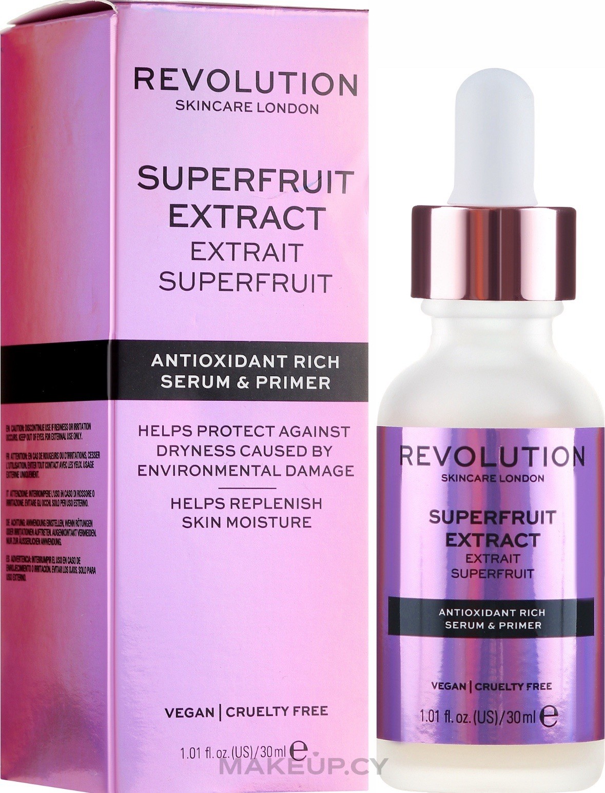 REVOLUTION SKINCARE SUPERFRUIT EXTRACT • SERUM & PRIMER 1.05 fl oz / 30 mL(C9)