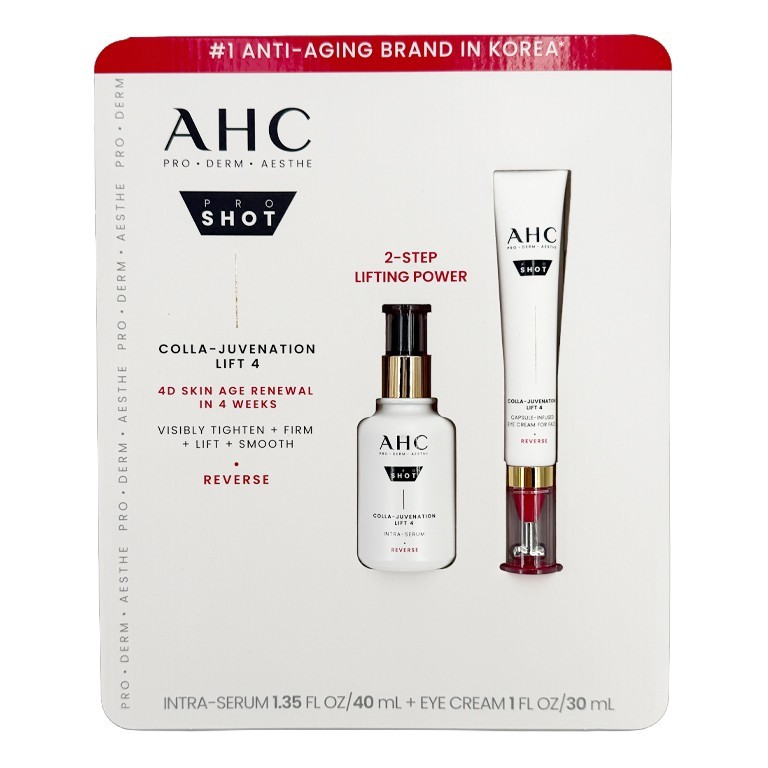 AHC Pro Shot Colla Juvenation Lift 4 Duo Serum Eye & Face Cream 40ml/30ml