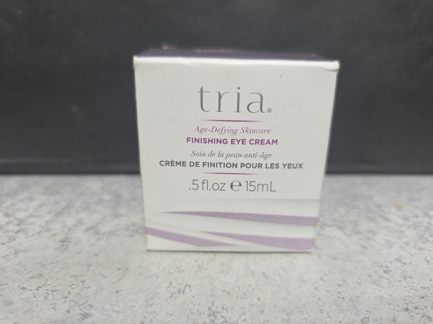 TRIA FINISHING EYE CREAM .5 OZ BRAND NEW In Box, Sealed, Free Shipping
