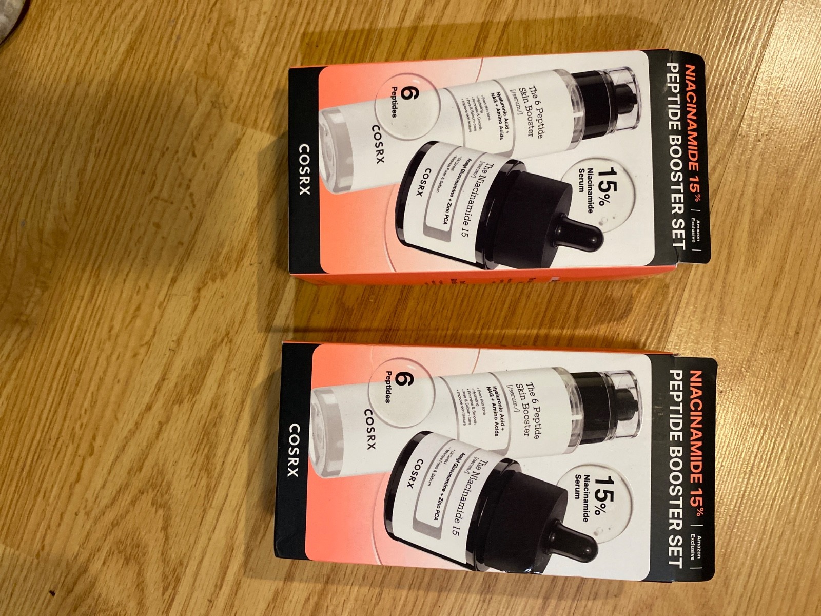 2-boxes COSRX niacinamide serum 15% peptide booster set exclusive new