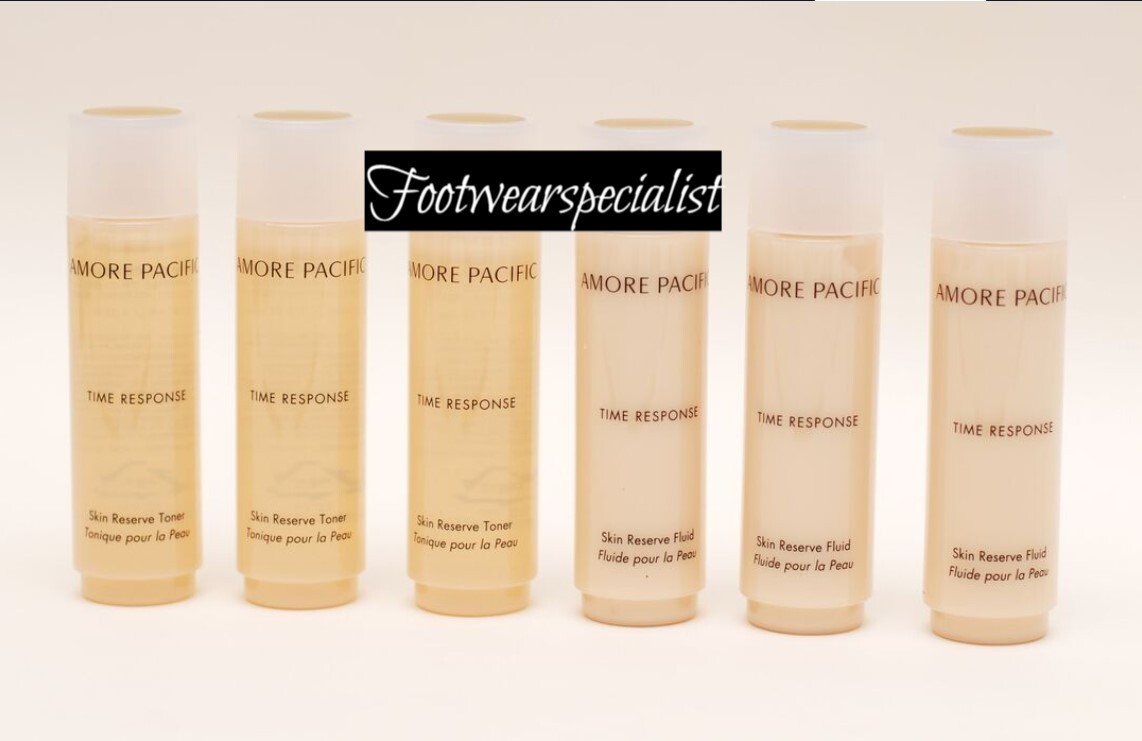 AMORE PACIFIC TIME RESPONSE SKIN RESERVE TONER AND FLUID 31ml x 6pcs, Exp 2027