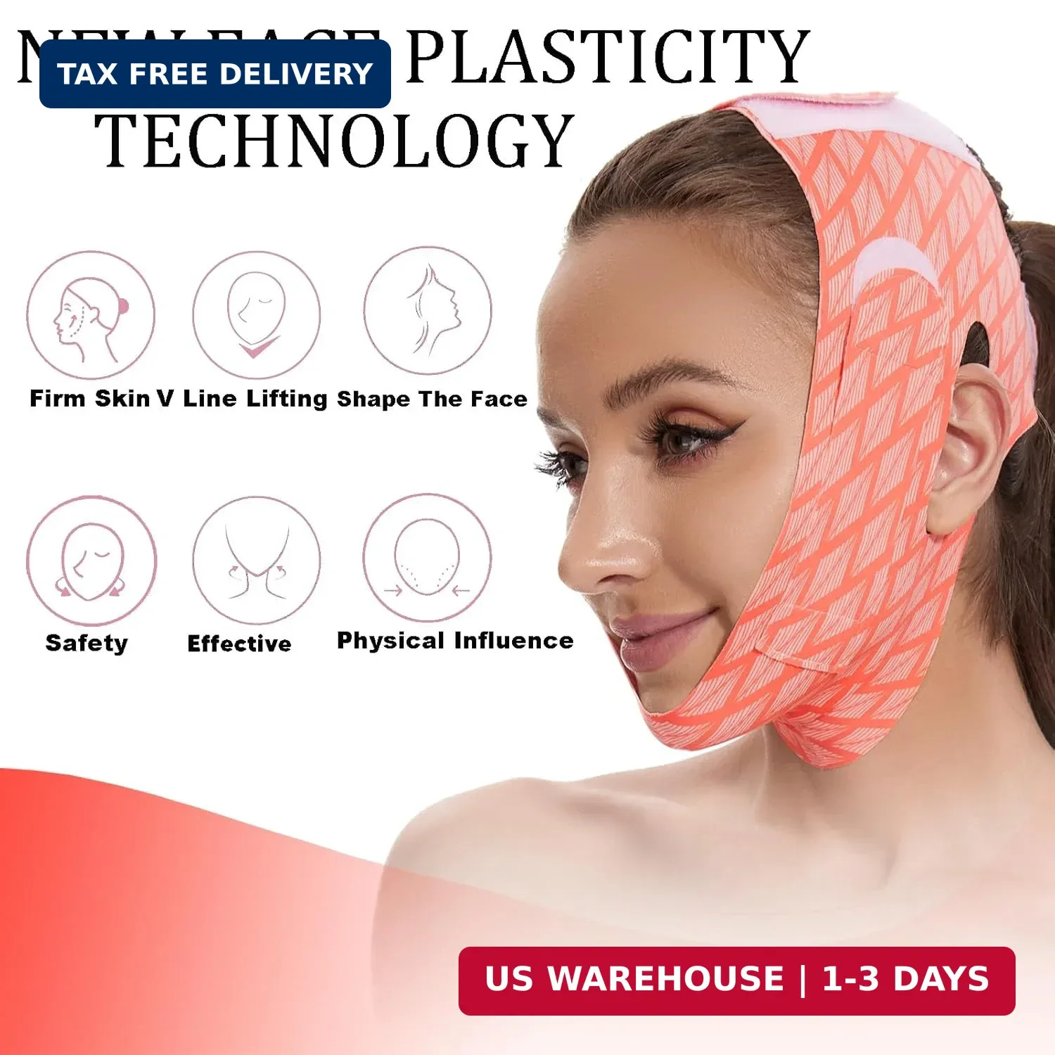 V Line Mask Double chin reducer Strap Eliminator Remover Prevent Sagging Shaped