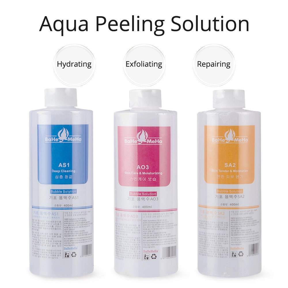 3/6 x400ml Aqua Hydro Peel Solution Facial Serum for Hydro Dermabrasion Machine