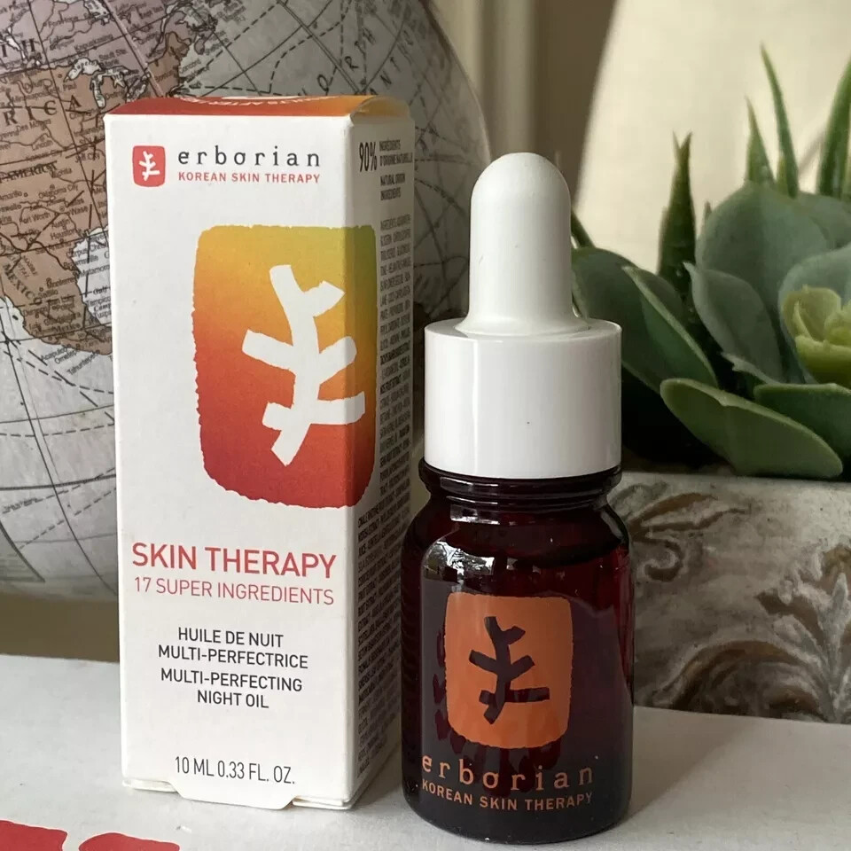 2x Erborian SKIN THERAPY Multi-Perfecting Night Oil 10mL / 0.33 fl oz Each