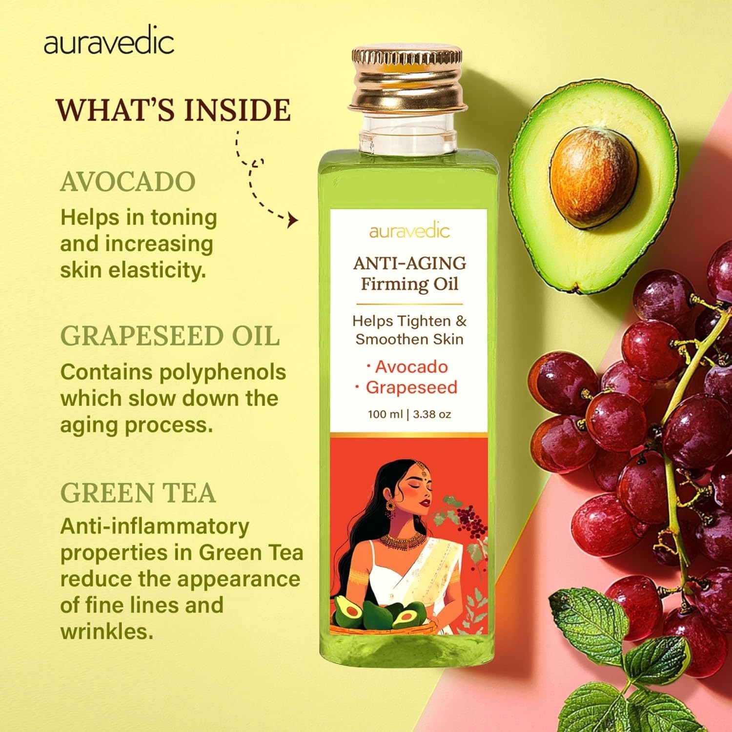 Youthful Radiance Anti-Aging Face Oil – Reduces Fine Lines & Improves Elasticity