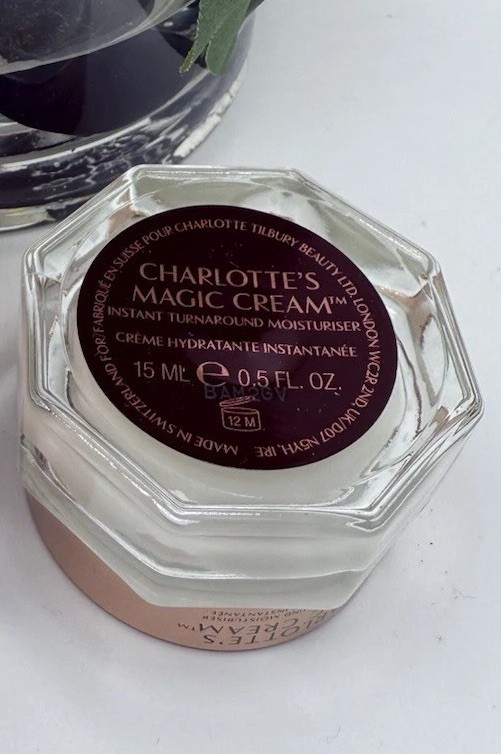 Charlotte Tilbury Magic Cream Instant Turnaround Moisturizer 15ml / 0.5oz NWOB