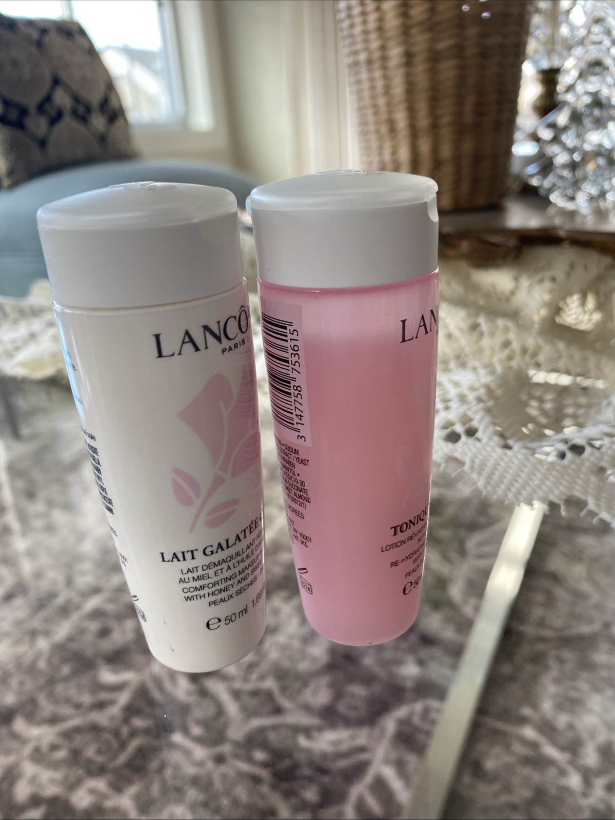 Lancome 2-Piece Set • Tonique Confort & Lait Galatee Confort New