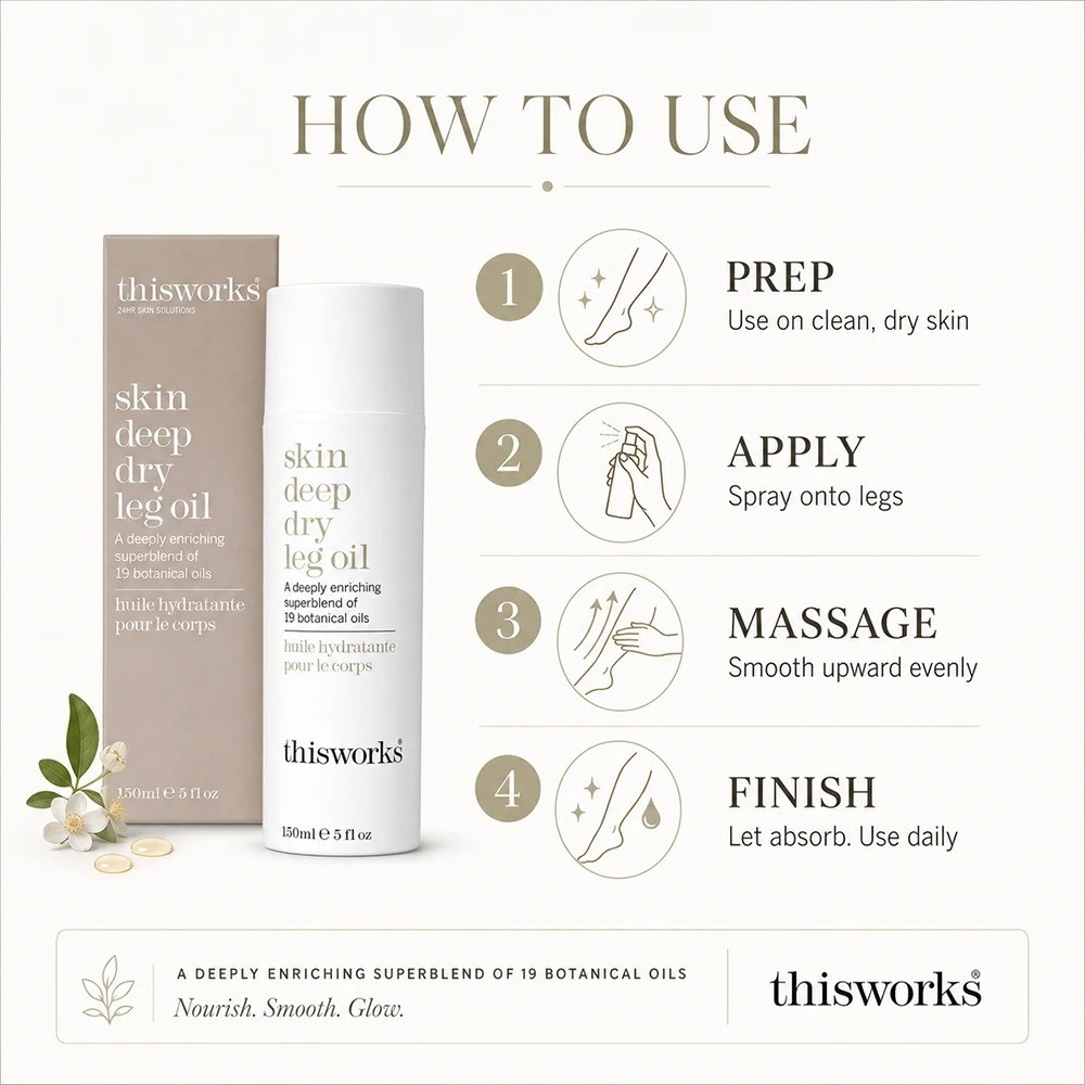 This Works Skin Deep Dry Leg Oil 150ml