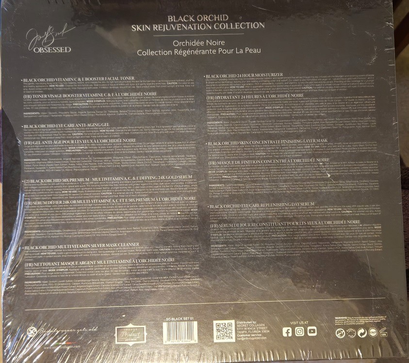 NEW Secret Collagen Black Orchid Skin Rejuvenation Set *FREE SHIPPING*