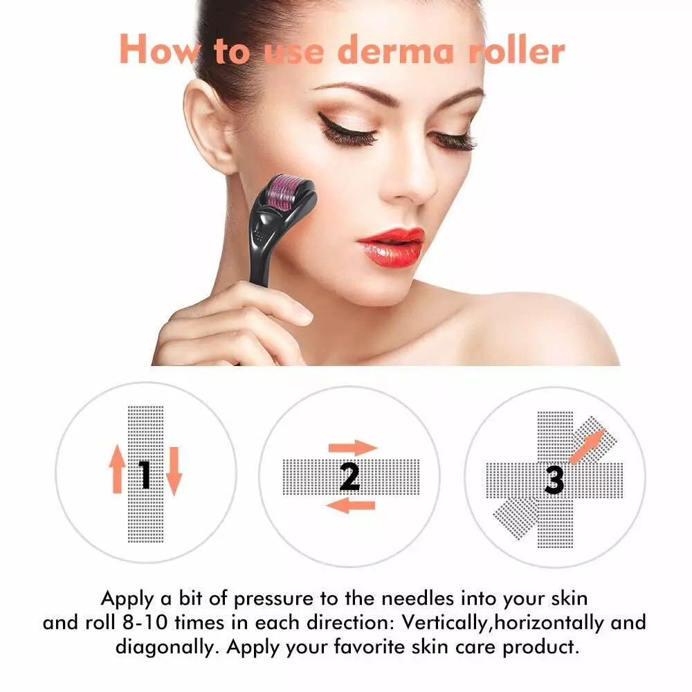 0.5MM-2.0MM Hair Regrowth Micro-Needling Roller Stimulates Hair Growth Painless