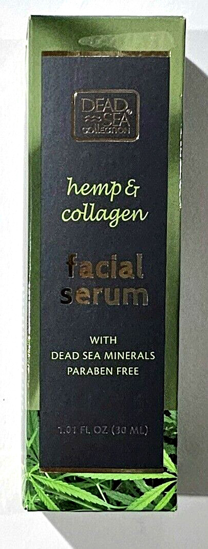 Dead Sea Collection Hemp & Collagen Facial Serum With Dead Sea Minerals 1.01oz