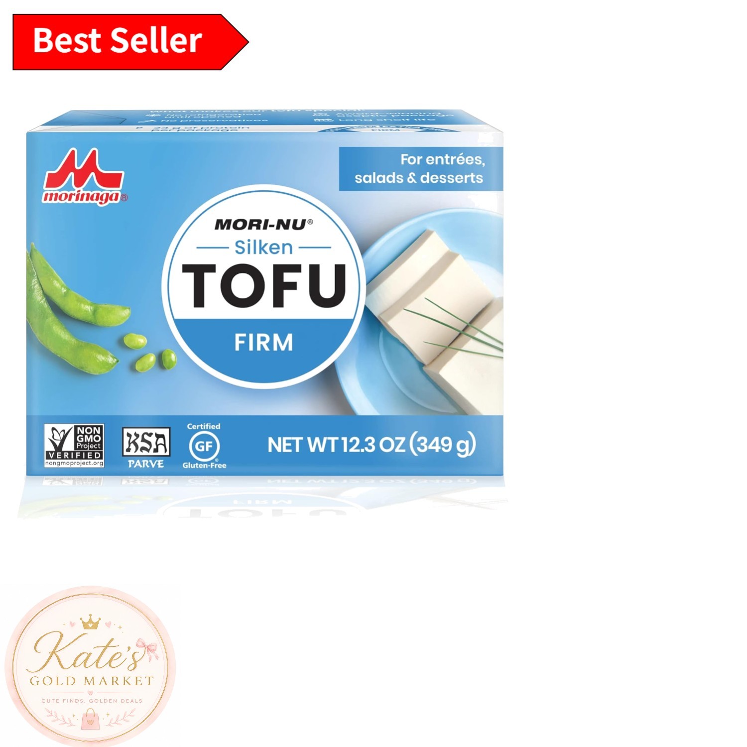 Mori Nu Firm Tofu (12.3oz) – Perfect for Culinary Adventures in Asian Cuisine