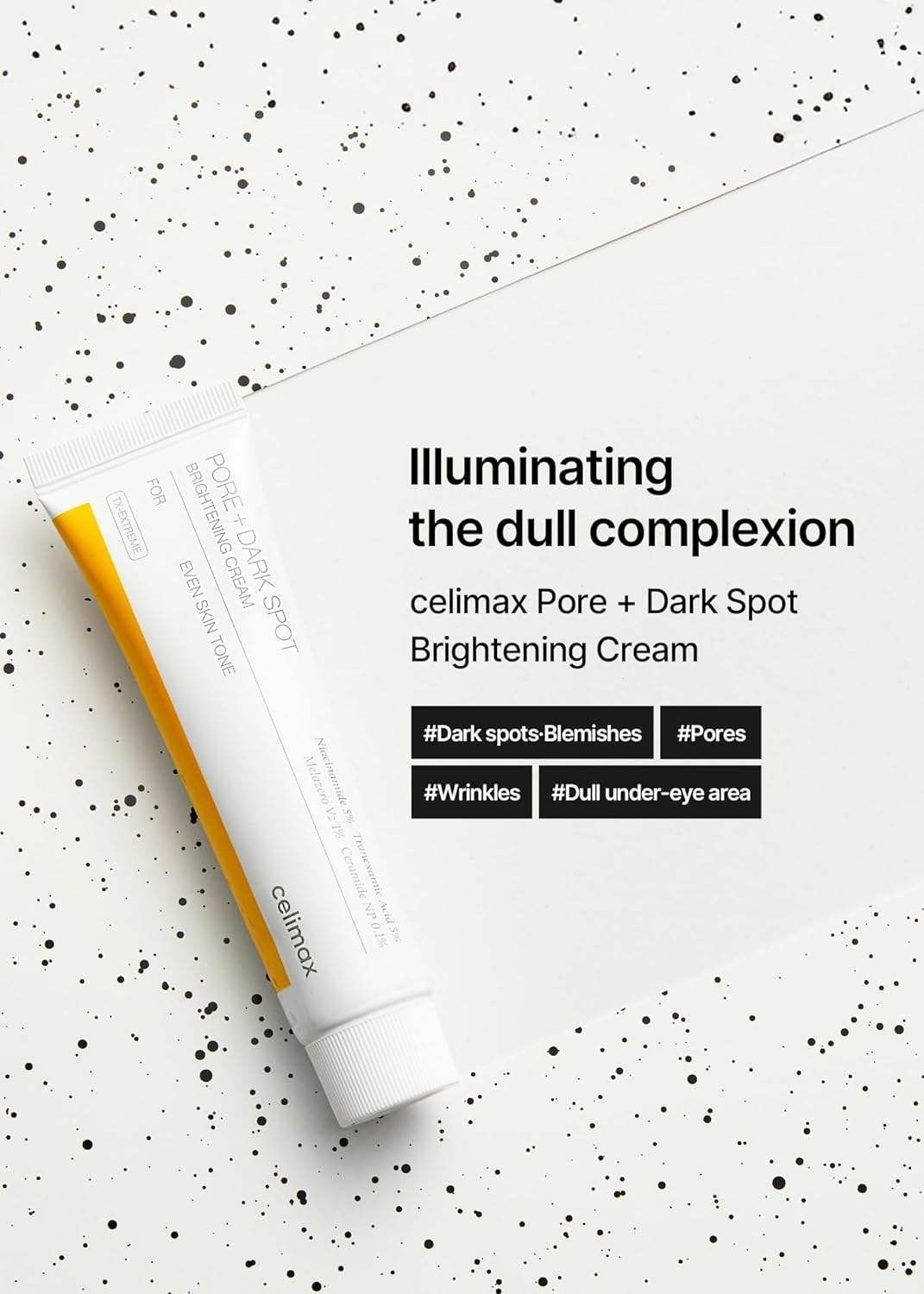 Celimax Pore + Dark Spot Brightening Cream 35ml | Niacinamide | Tranexamic Acid