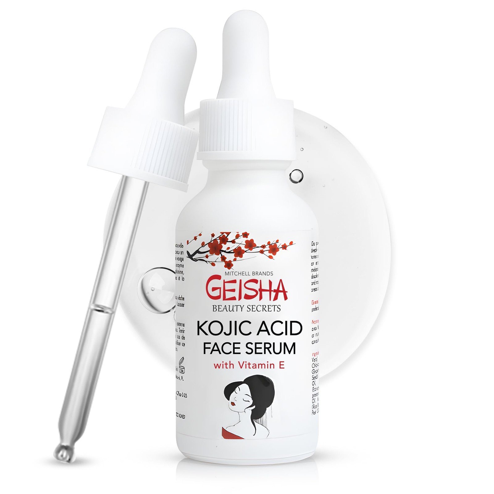 Geisha, Kojic Acid Serum, 1 Fl oz / 30ml, Helps to Reduce Dark Spots on Face,…