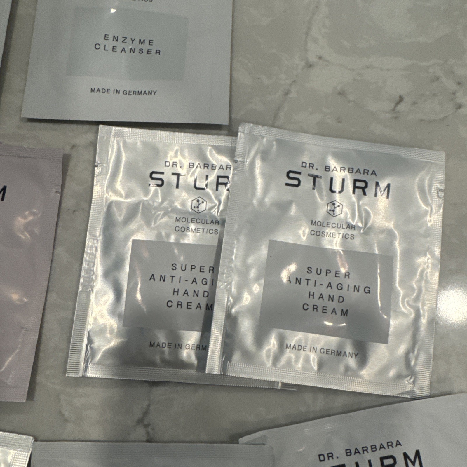 33 Dr Barbara Sturm Samples Neck Hand Cream Cleanser V Drops Serum lotion wash