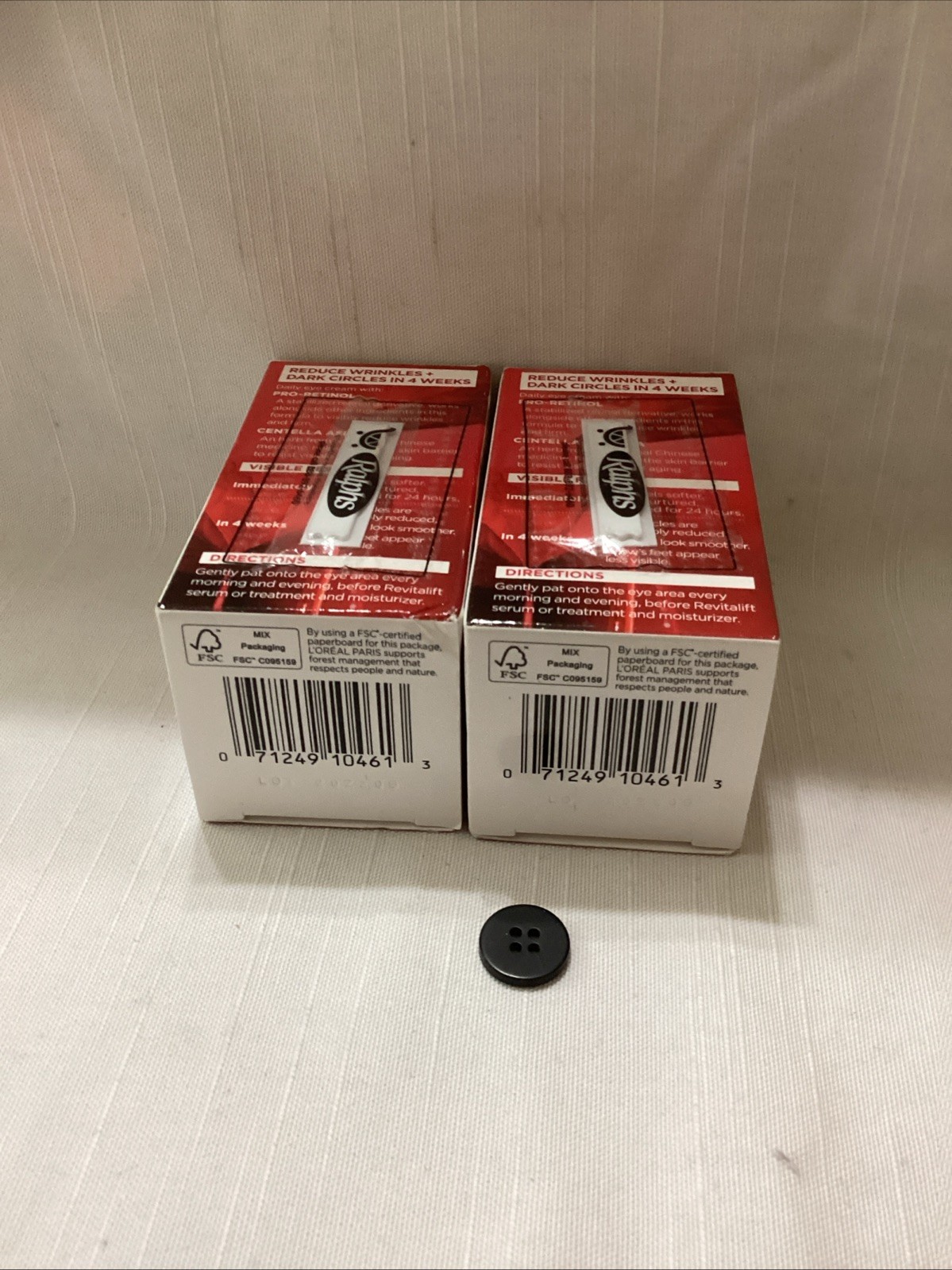 2x Loreal Revitalift Anti Wrinkle Firming Eye Cream 0.5oz Each