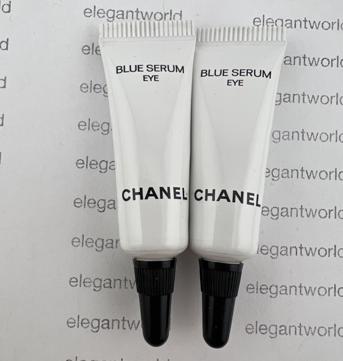 2x Chanel Blue Serum Eye Smooths-Firms 3ml / 0.1oz each Mini Travel Size