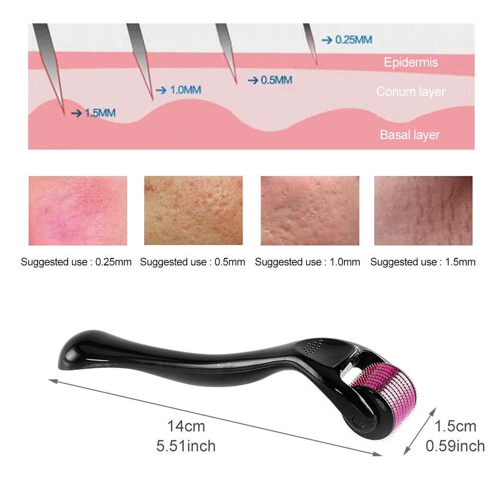 Derma Roller Gift Kit Hair Beard Regrowth Anti Hair Loss Treatment Hair Growth