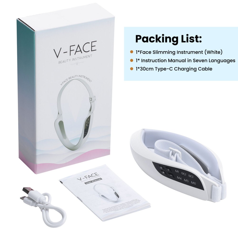 Facial Lifting Device LED Photon Therapy Face Slimming Massager V-Line Machine