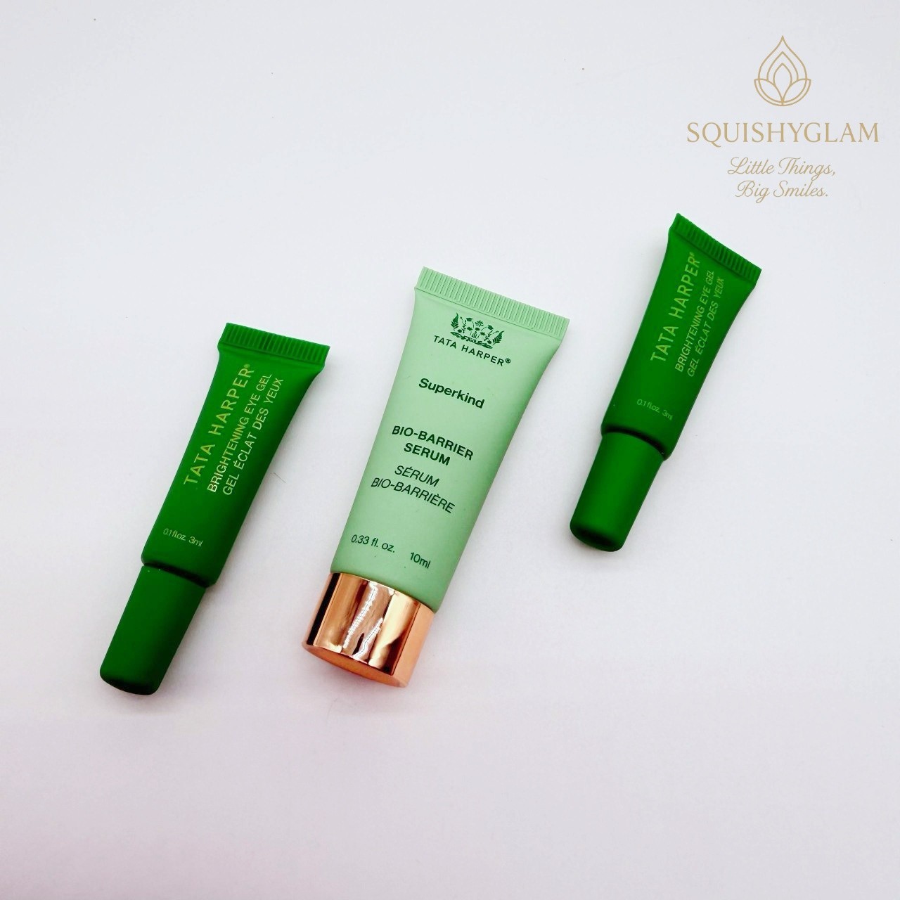 Tata Harper Bio Barrier Serum 10ml + Brighten Eye Gel 3ml x2 Set