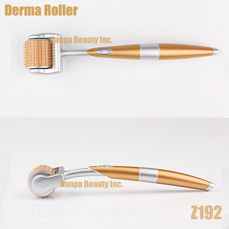 (192 Pins）Titanium Derma Roller For Scars, Stretch Marks Micro Derma Skin Roller