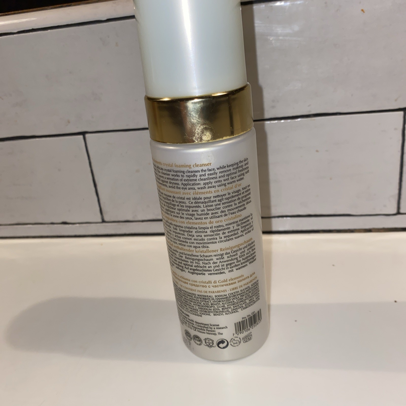 Aurarius Gold Elements Royal crystal foam cleanser