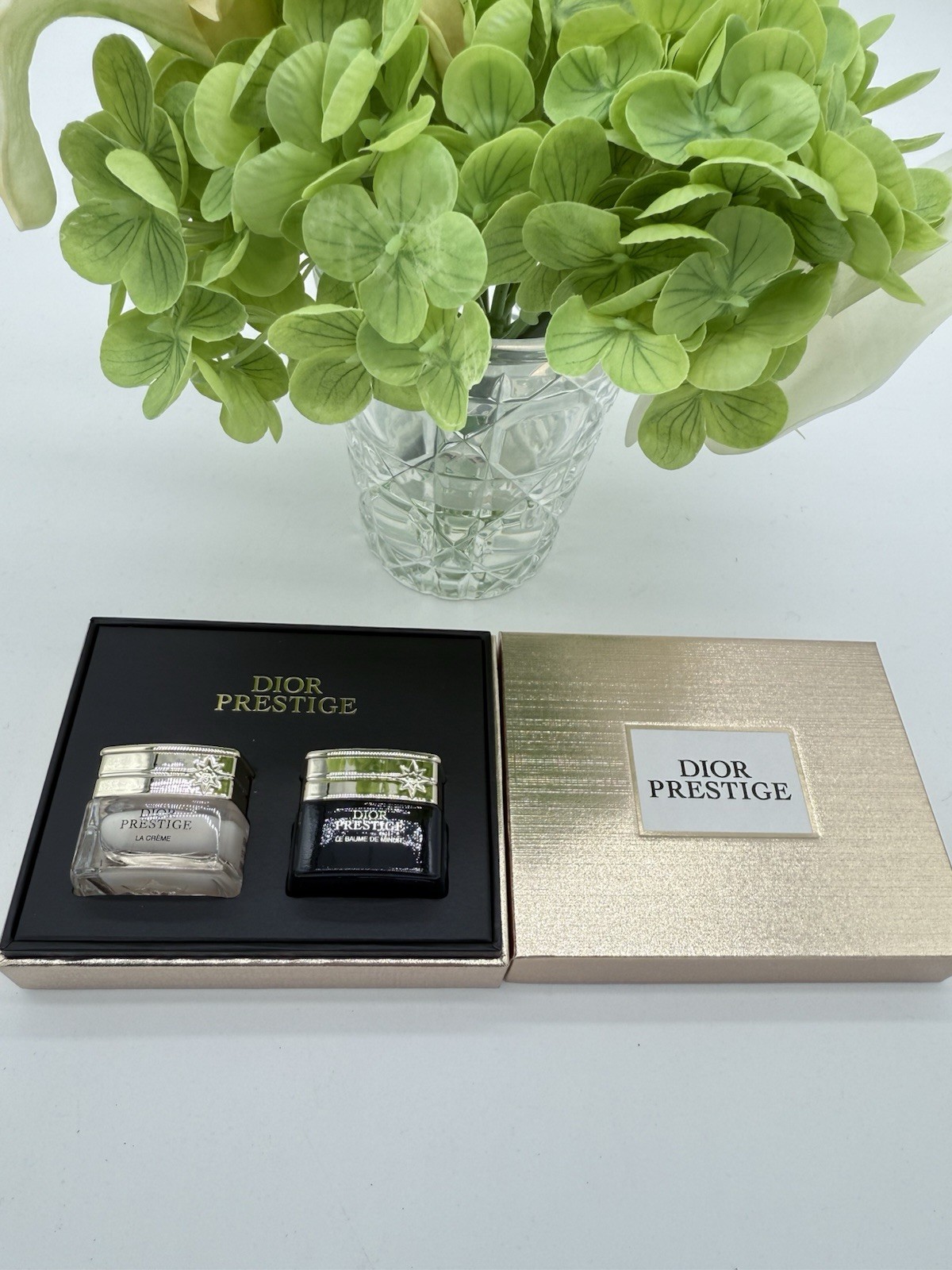 Dior Prestige Gift Set Repair Creme + Intensive Regenerating Night Balm .017oz