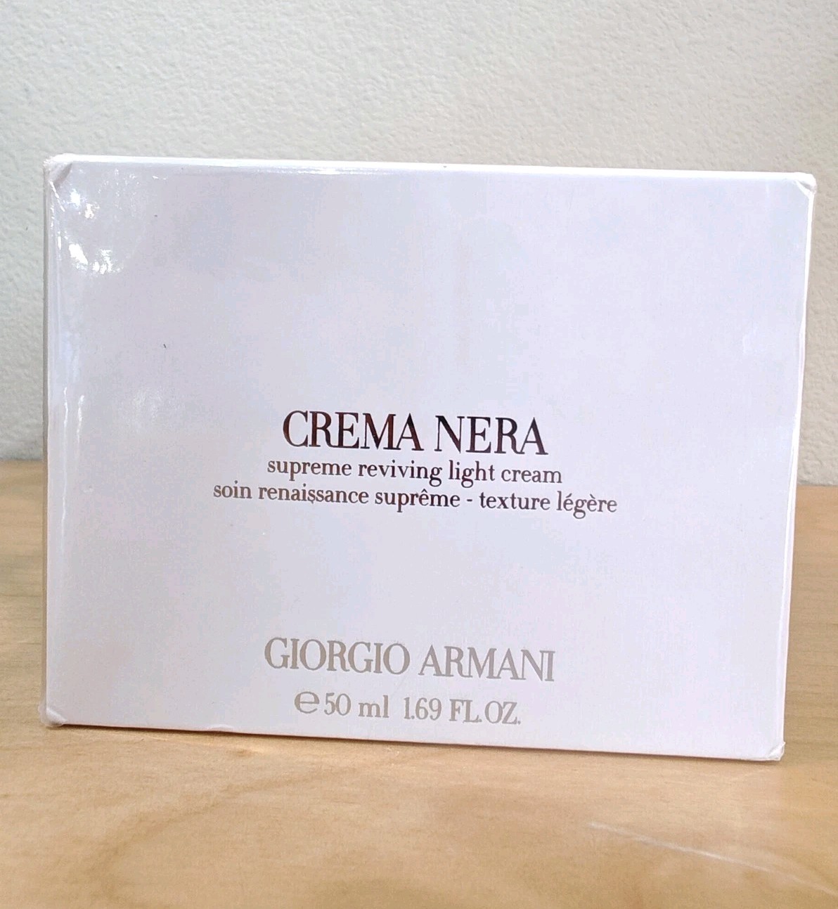 Authentic!! $440.00 Giorgio Nera Armani Crema Nera Supreme Cream (1.69 oz) New!!