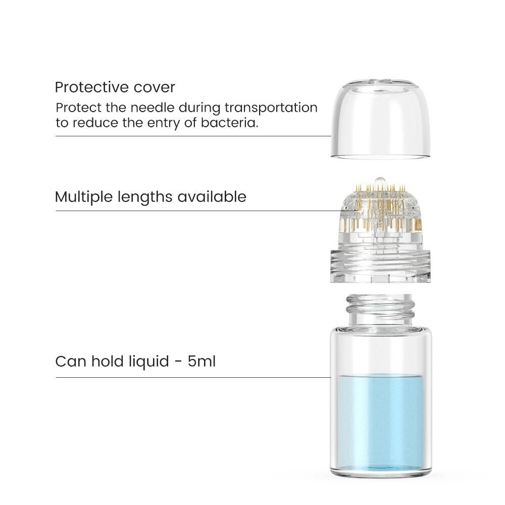 Skin Care Microne-edle Titanium Hydra Ne-edles Gold 20 Ne-edles Serum Applicator