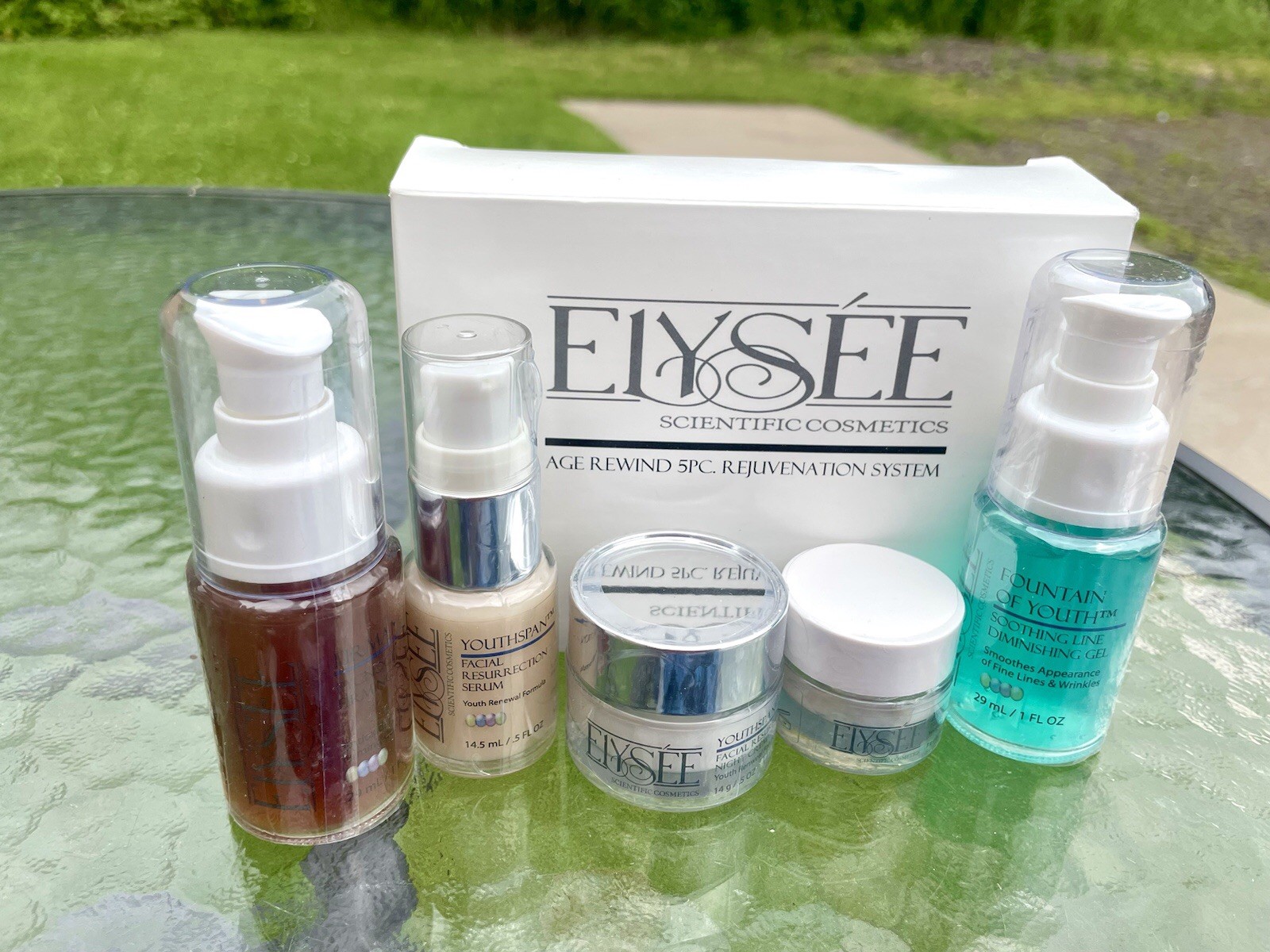 ELYSEE Age Rewind 5 Piece Rejuvenation System- Youthspan Firmance Telogenesis +