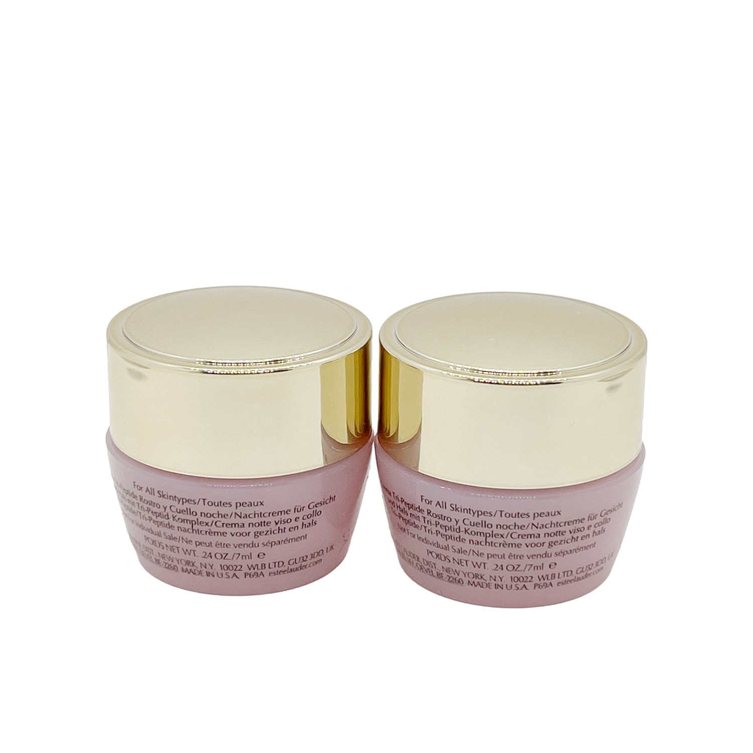 2x Estee Lauder Resilience Multi-Effect Night Tri-Peptide Face/Neck 0.24oz/7ml