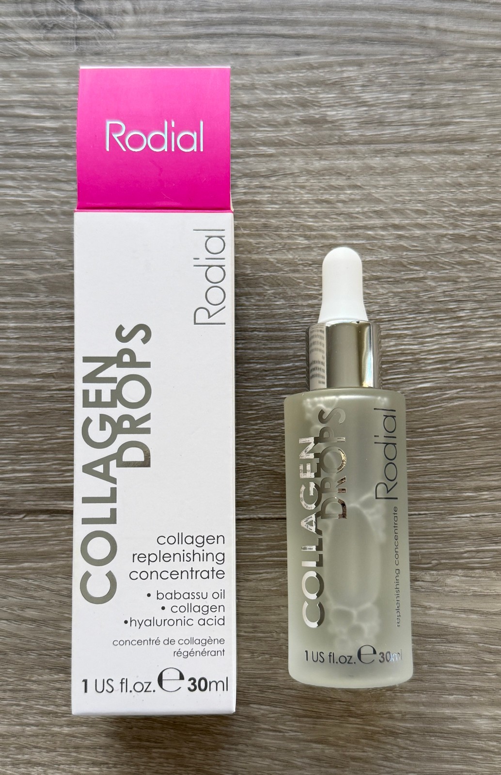 Rodial Collagen Drops Replenishing Concentrate Babassu Oil Hyaluronic Acid 30 ml
