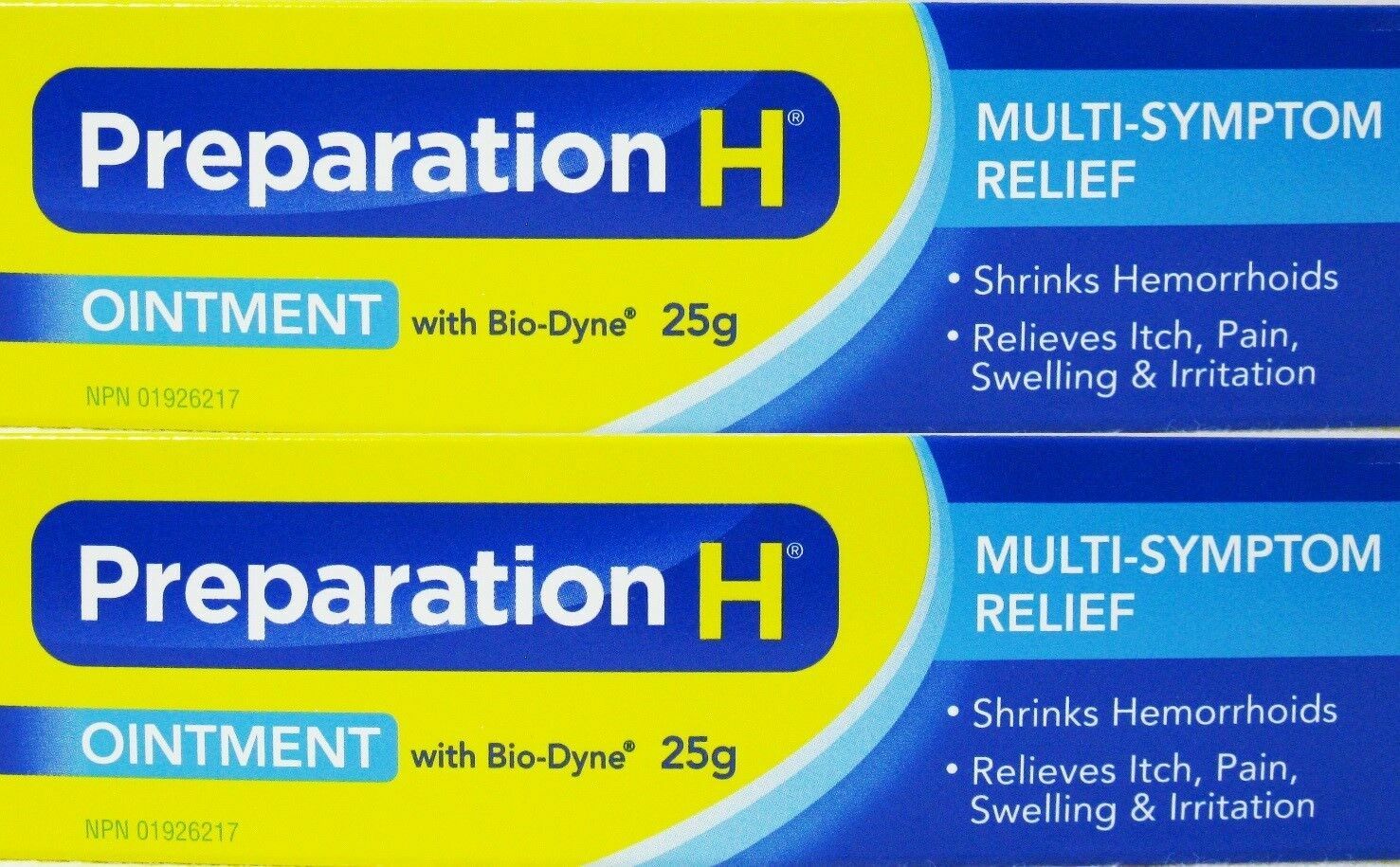 3X Canadian PREPARATION H Ointment Bio Dyne Multi Symptom Relief 25g LONG EXPIRY