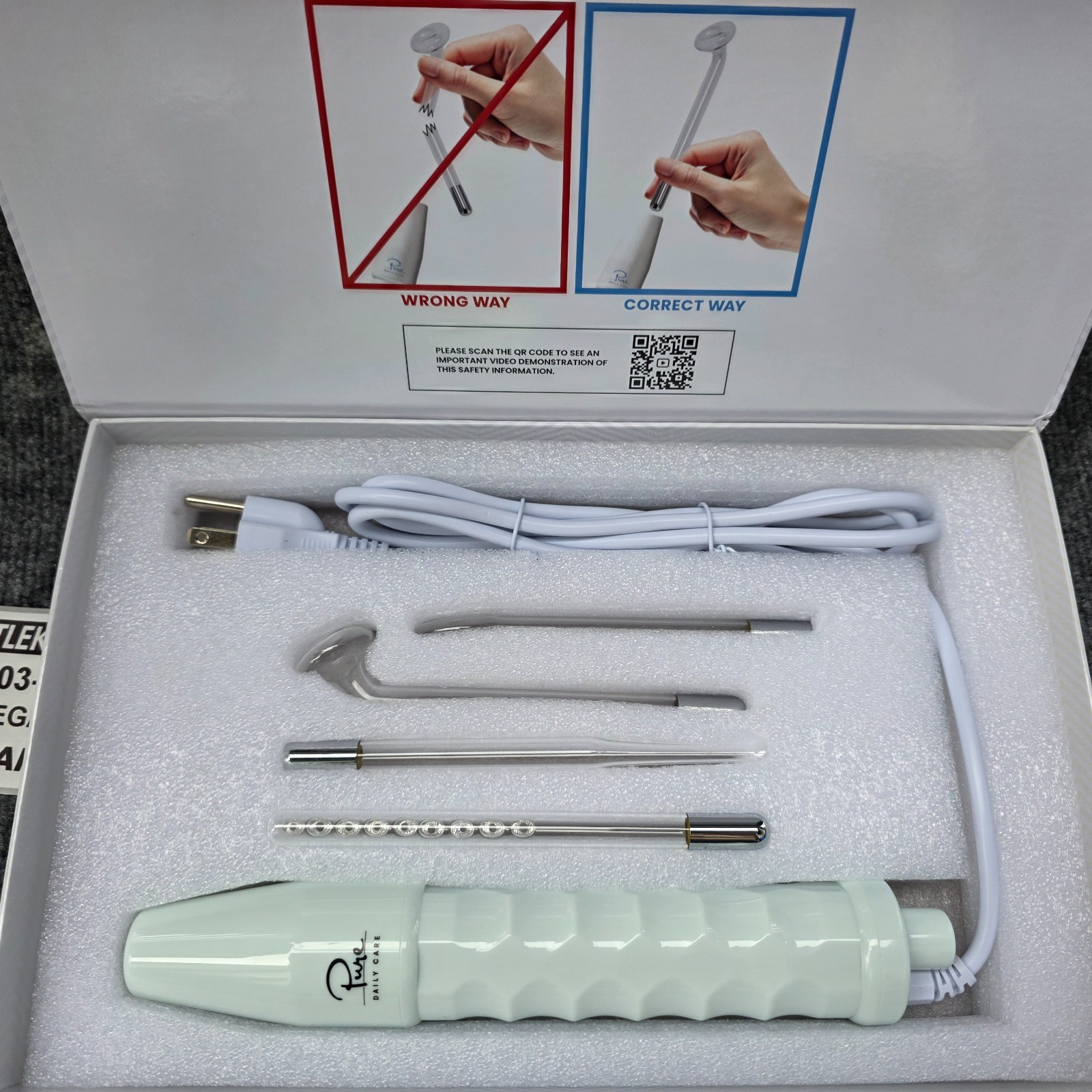 NuDerma Handheld Skin Therapy Wand Machine w/ Neon Anti-Aging, Skin Tightening🔥