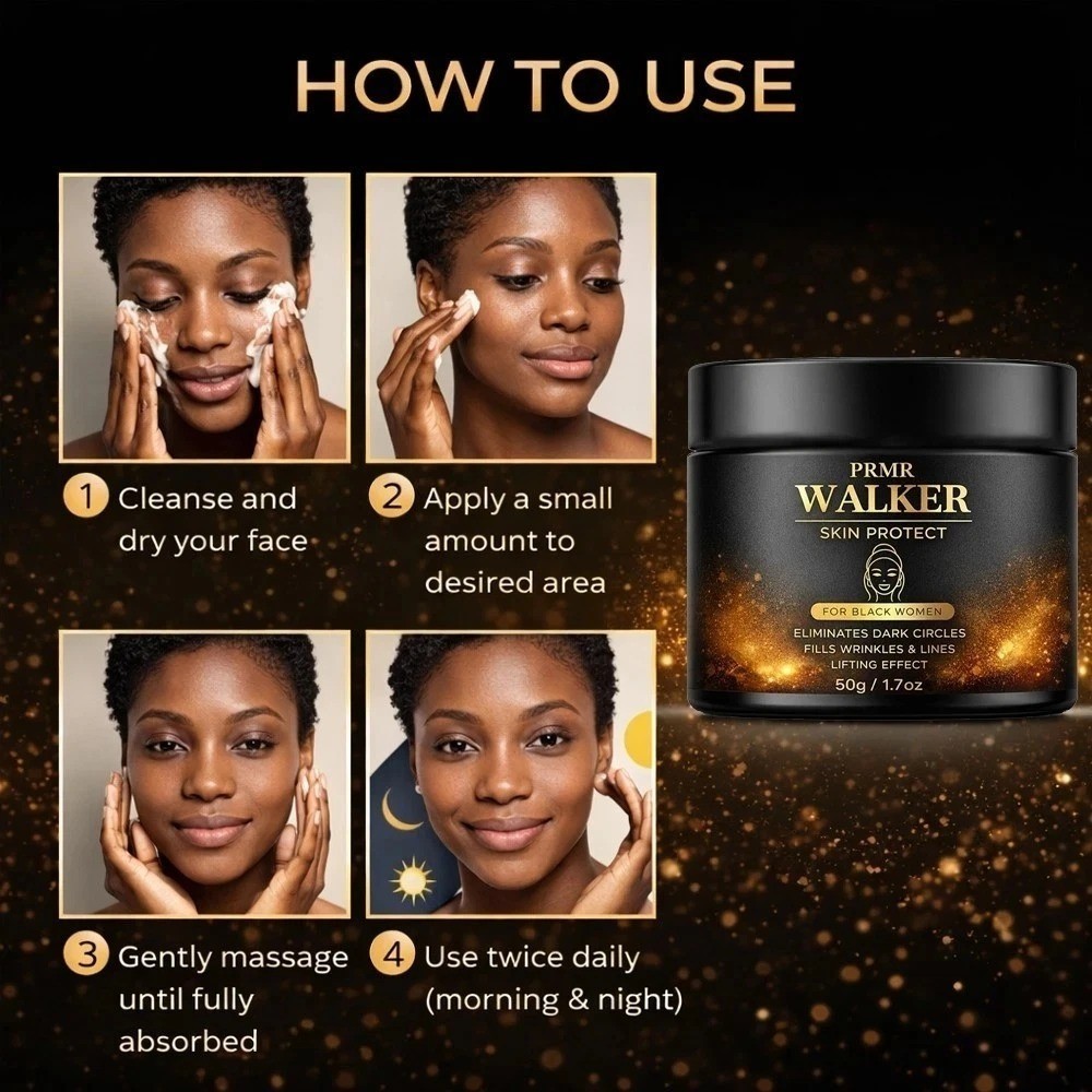 (2 pack) Walker Skin Protect Face Cream For Black Women Facial Moisturizer Cream