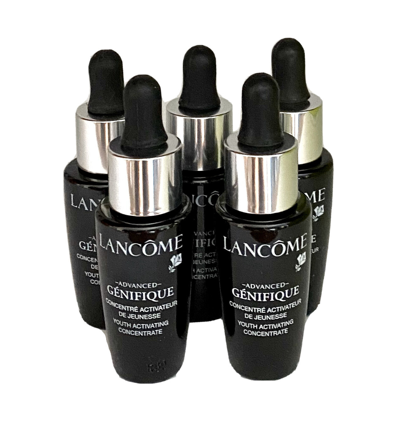 Lot 5 Lancome Genifique Advanced Youth Activating Concentrate 0.27oz / 8ml each