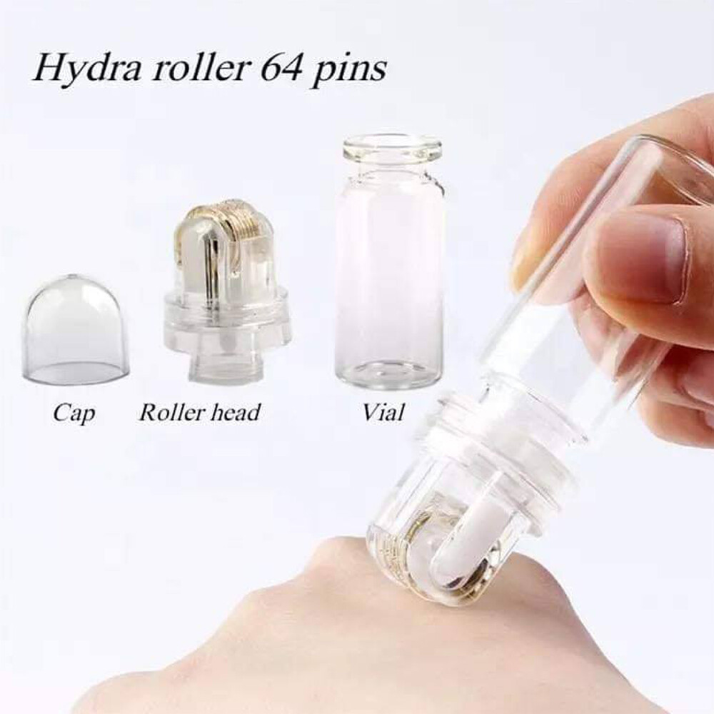 Hydra Derma Skin Roller 64Pin Titanium