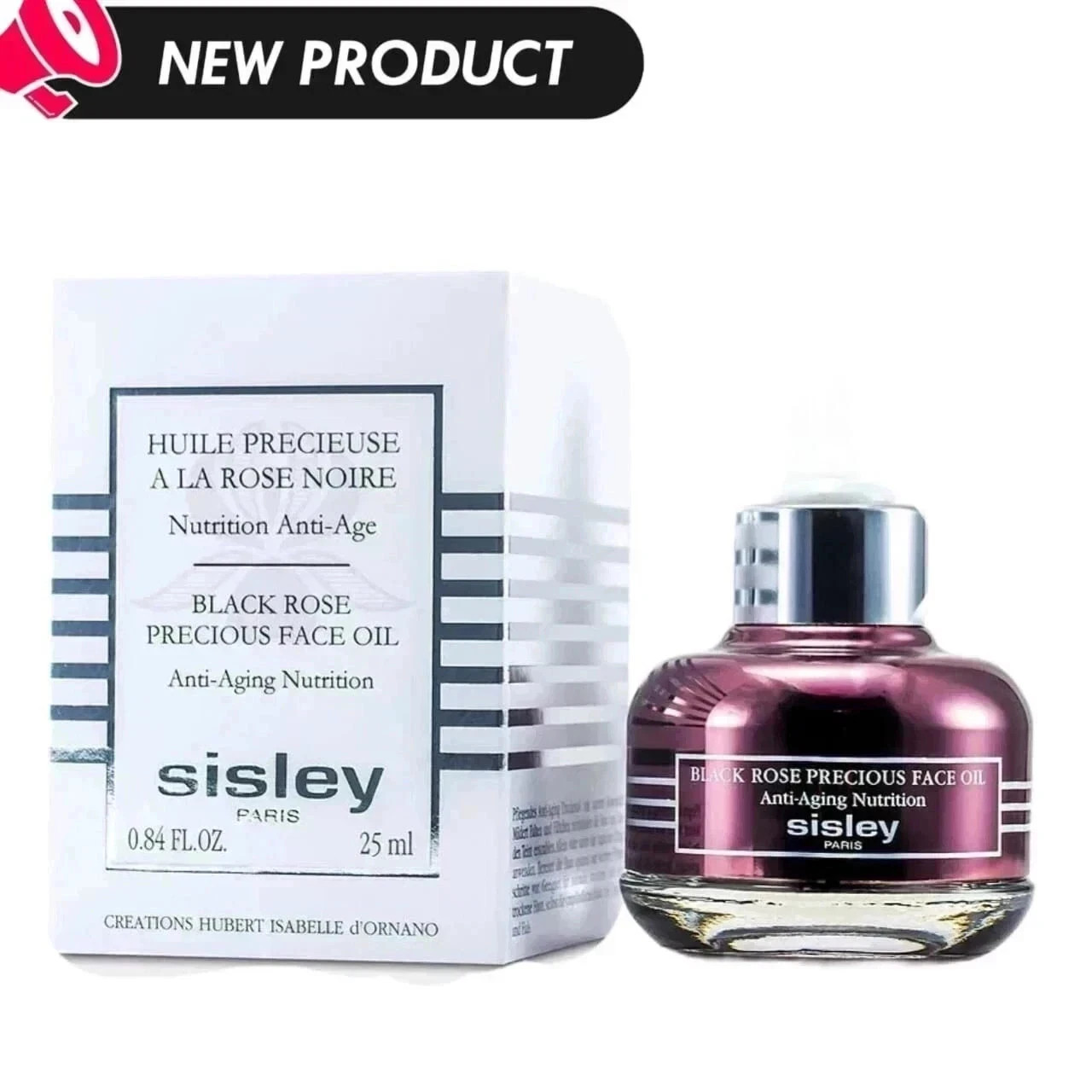 Sisley Black Rose Precious Face Oil Anti-Aging Nutrition 0.84oz./25ml New In Box