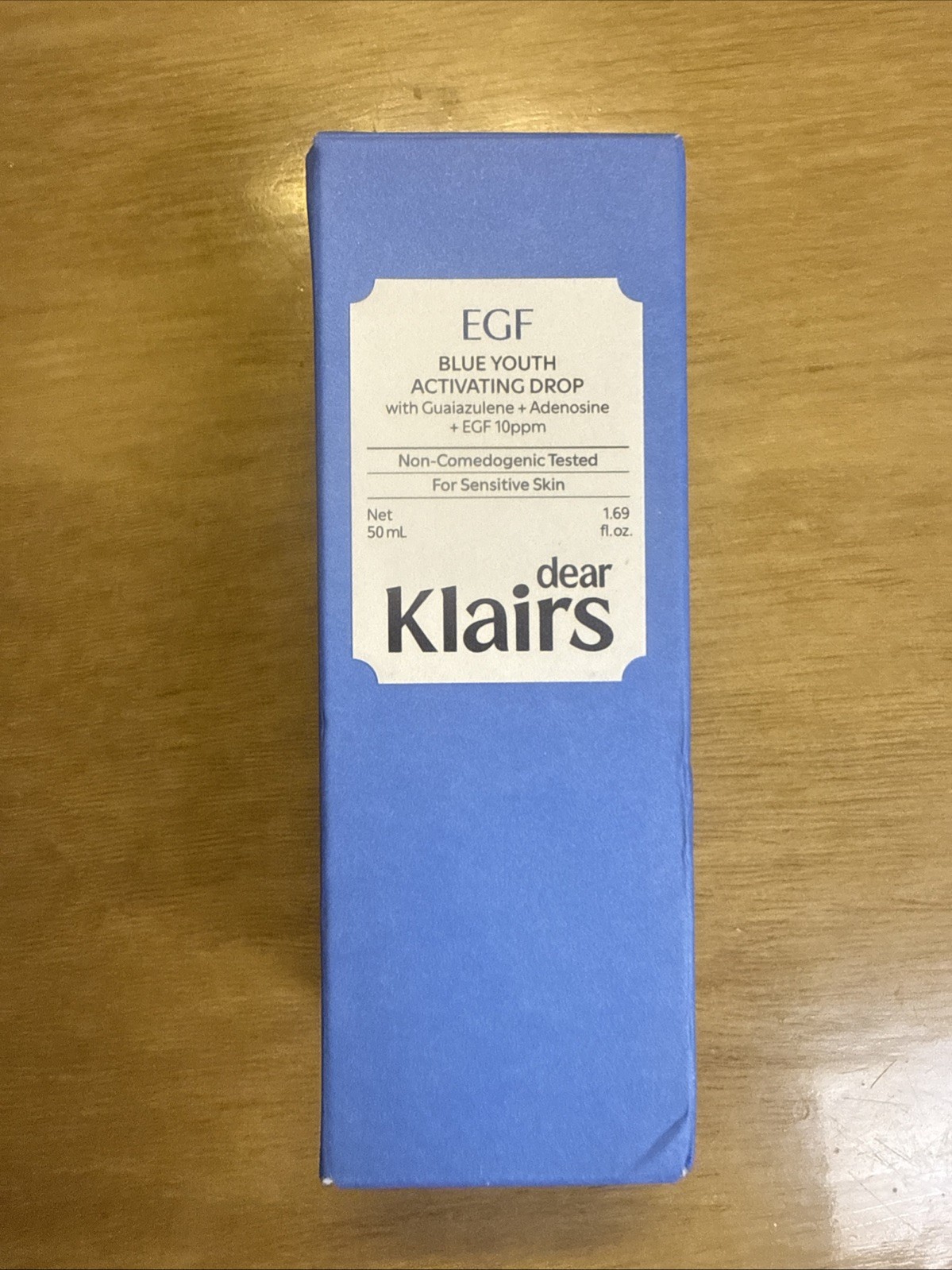Dear Klairs EGF Blue Youth Activating Drop Guaiazulene Adenosine 50ml New