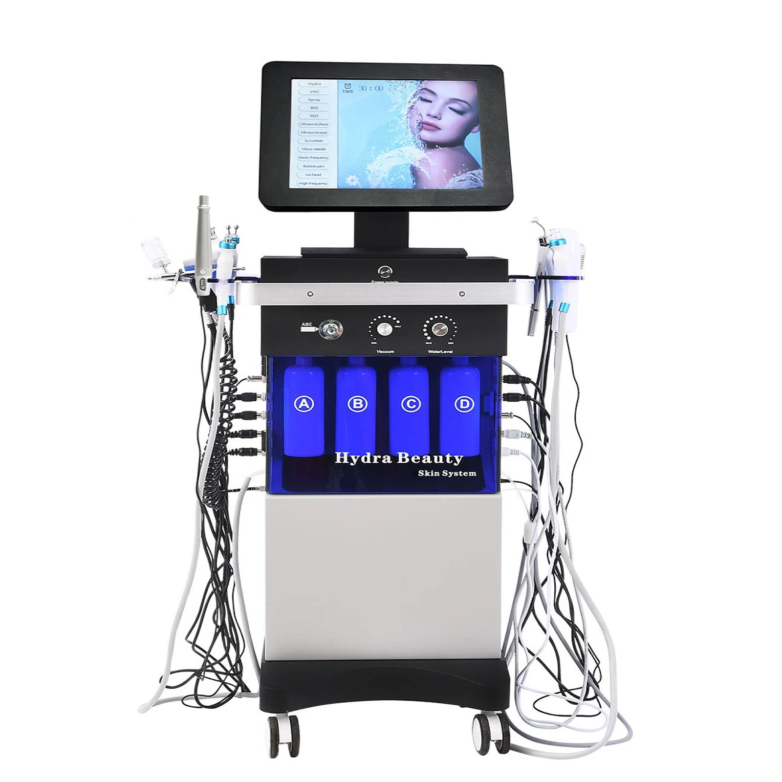 14in1 Hydra Spa Facial Beauty Machine Hydro Dermabrasion Face Skin Cleaning Face