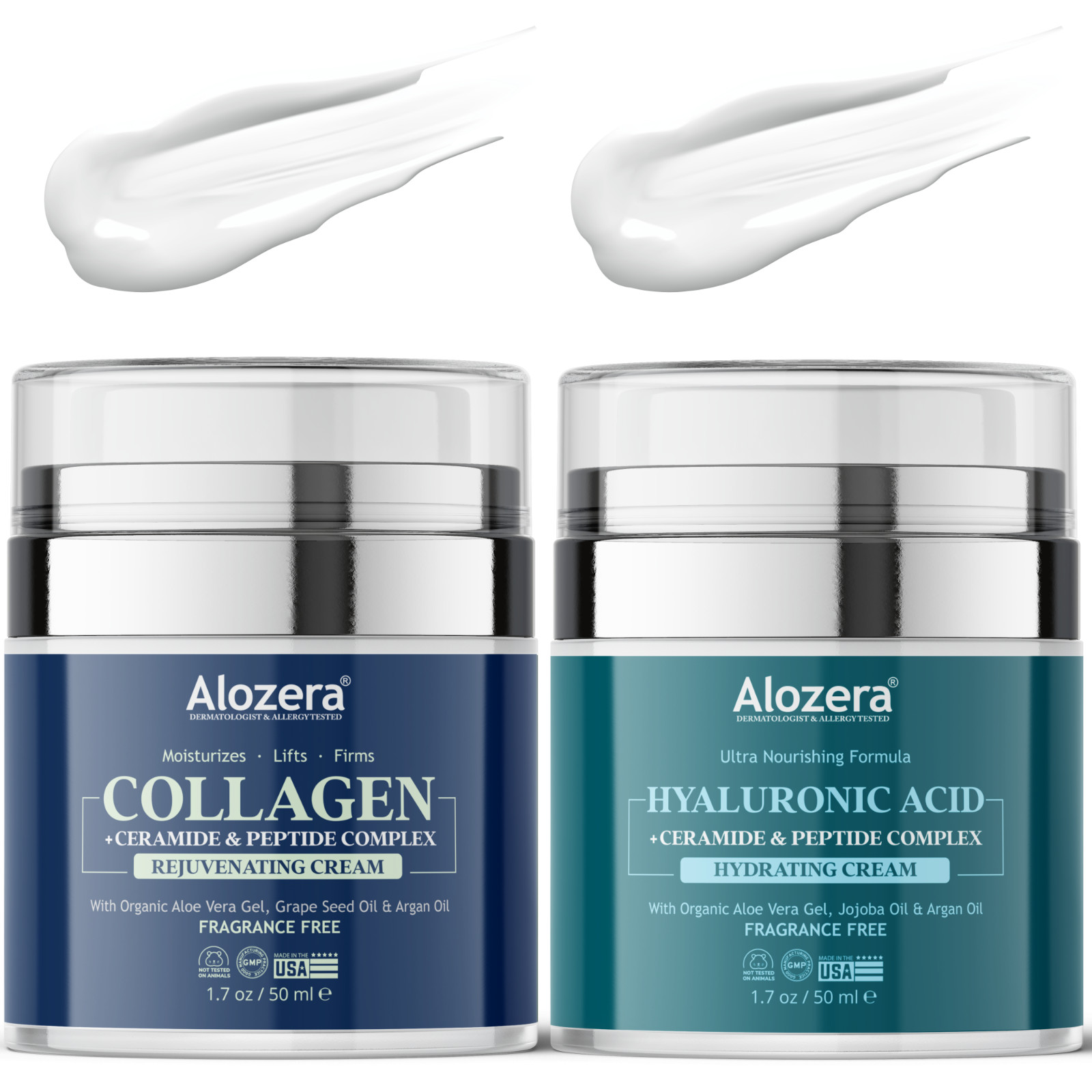 Alozera Collagen & Hyaluronic Acid Duo – Hydrate, Firm & Revitalize Your Skin