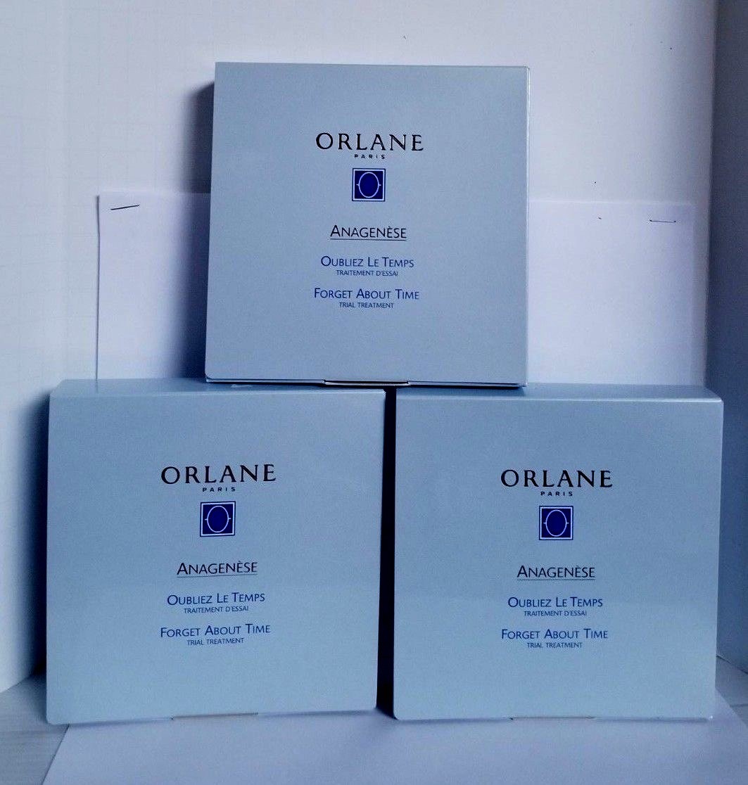 pk of 3 Orlane Paris ANAGENESE Forget About Time 3 Pcs SET Treatment/Eyes/Face